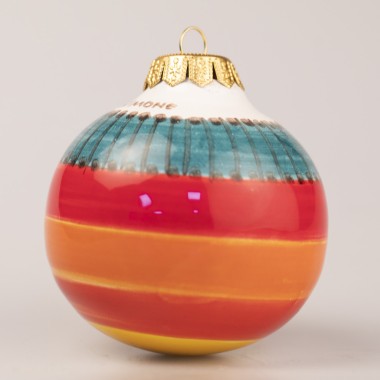 Handmade Christmas Bauble Pantelleria Ceramiche De Simone Pottery Handmade Christmas Bauble Pantelleria Ceramiche De Simone Pottery